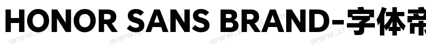 HONOR SANS BRAND字体转换